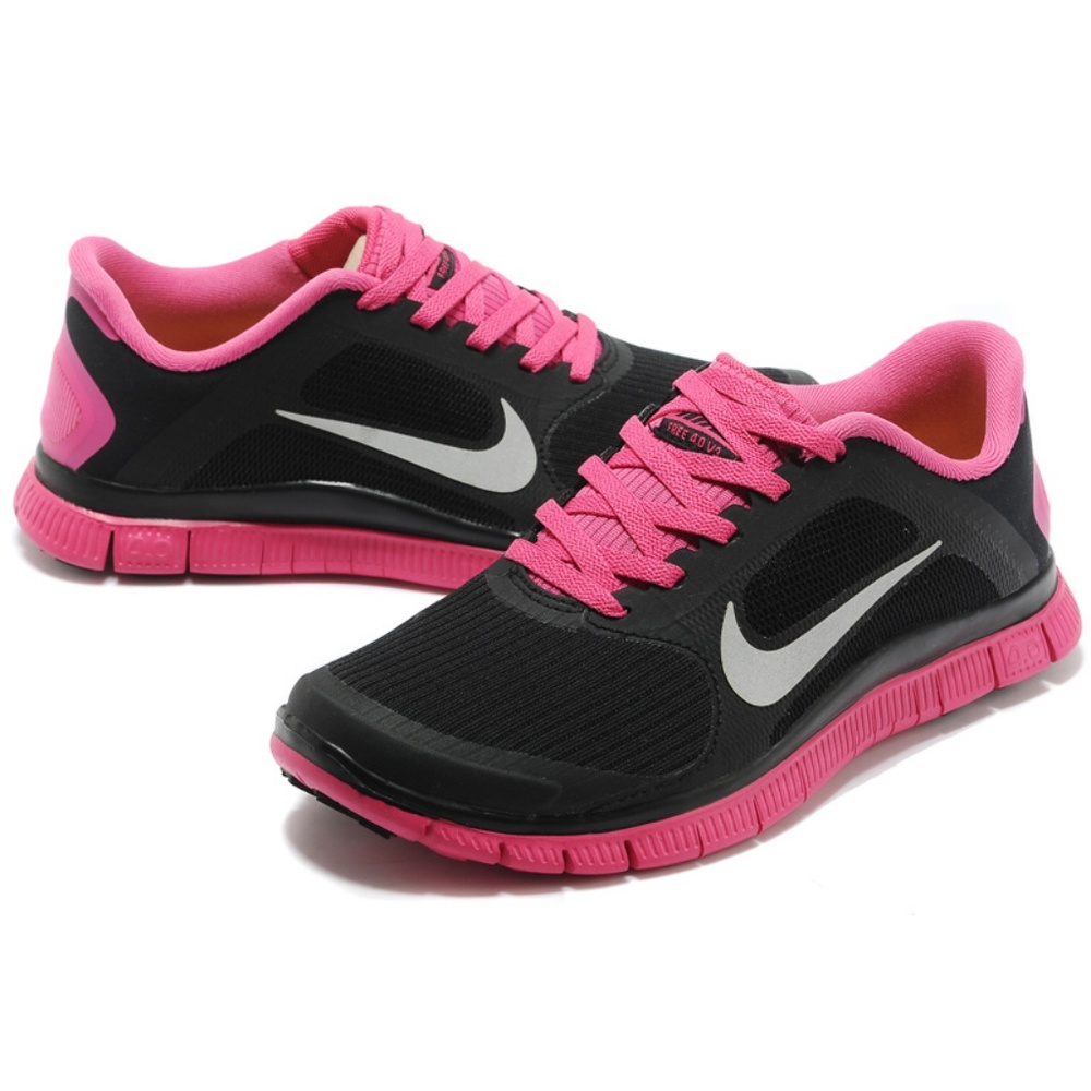 Pink and Black NIKE Shoes
